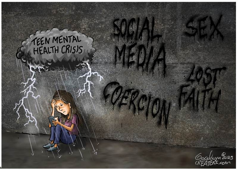 Why the Mental Health of Liberal Girls Sank First and Fastest The